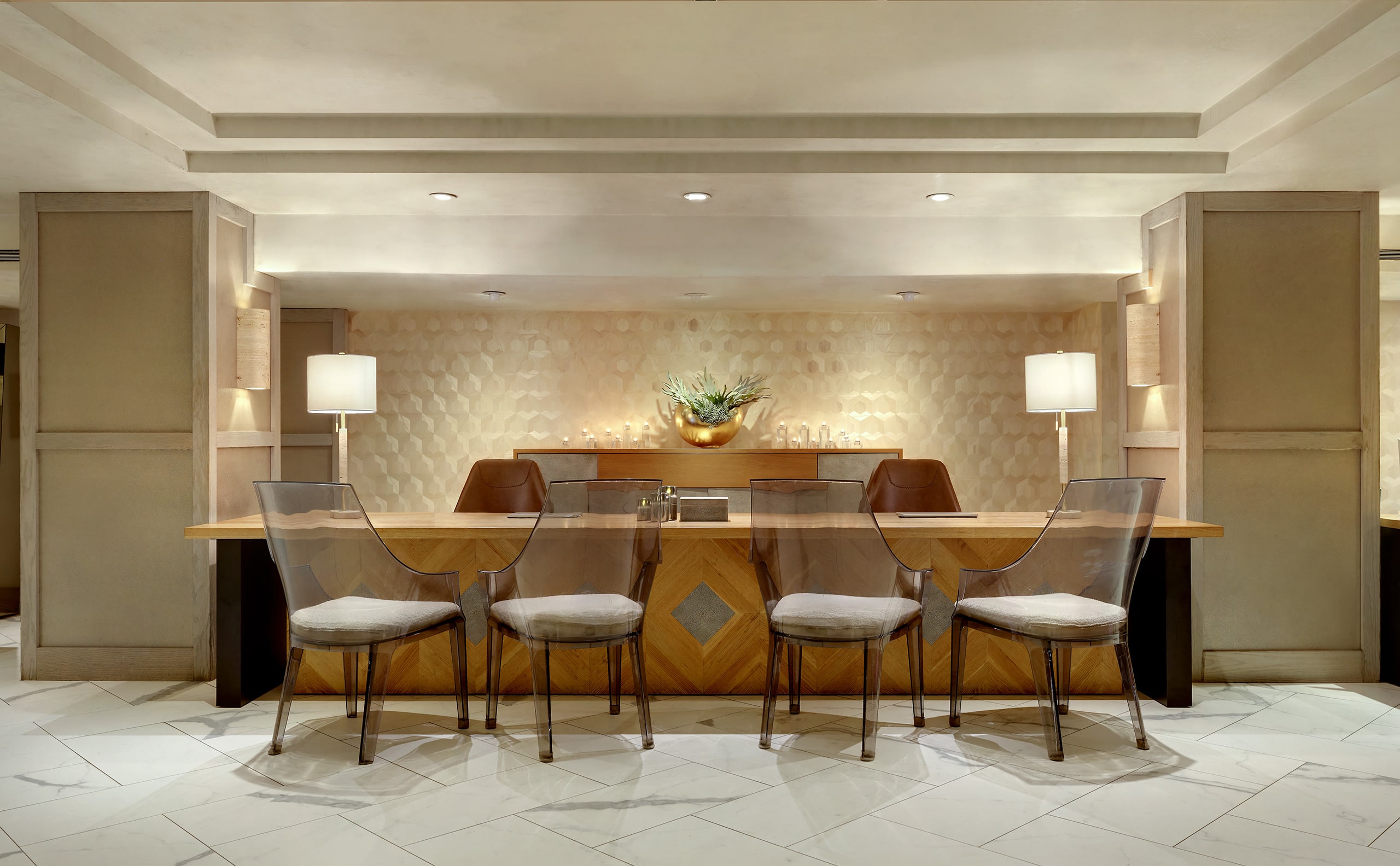 lobby with seating and front desk